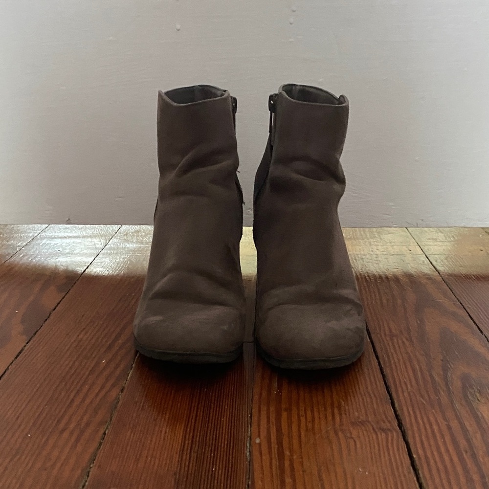Target Dark Brown Ankle Booties
